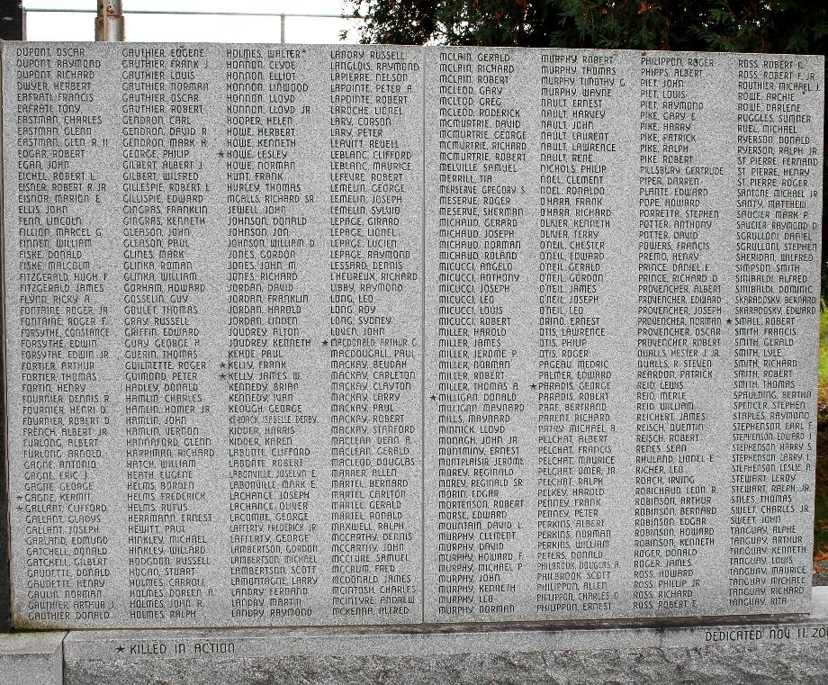 Gorham New Hampshire World War II Veterans Memorial