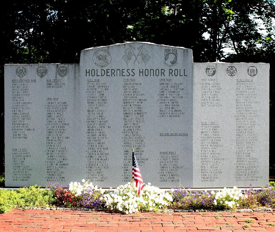 Holderness New Hampshire Veterans Memorial