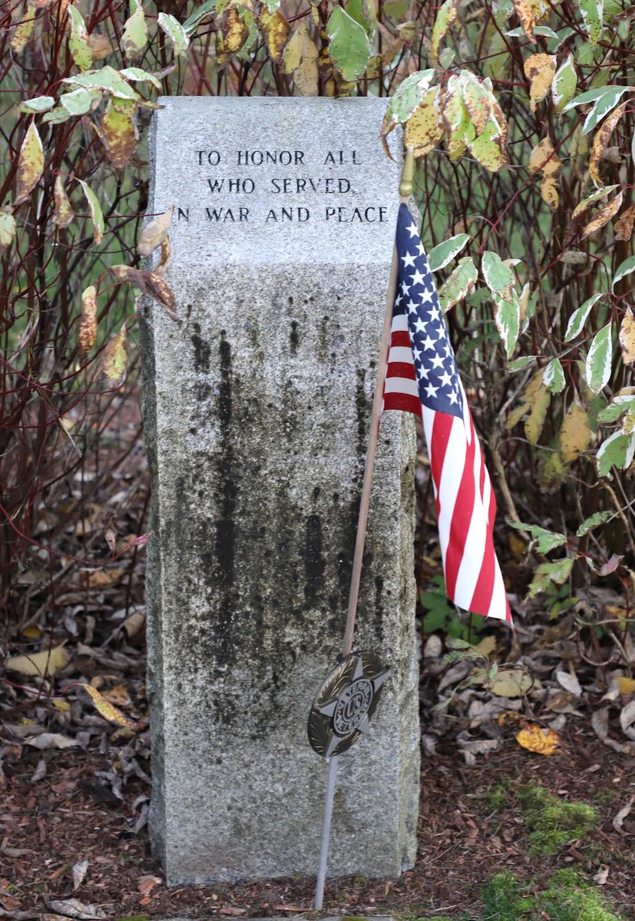 Hooksett New Hampshire Veterans Park - All Veterans Memorial
