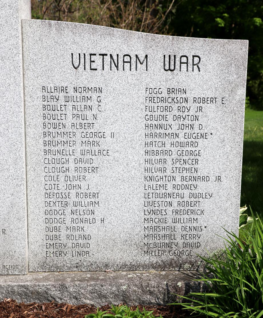 Lisbon New Hampshire Vietnam War Veterans Memorial