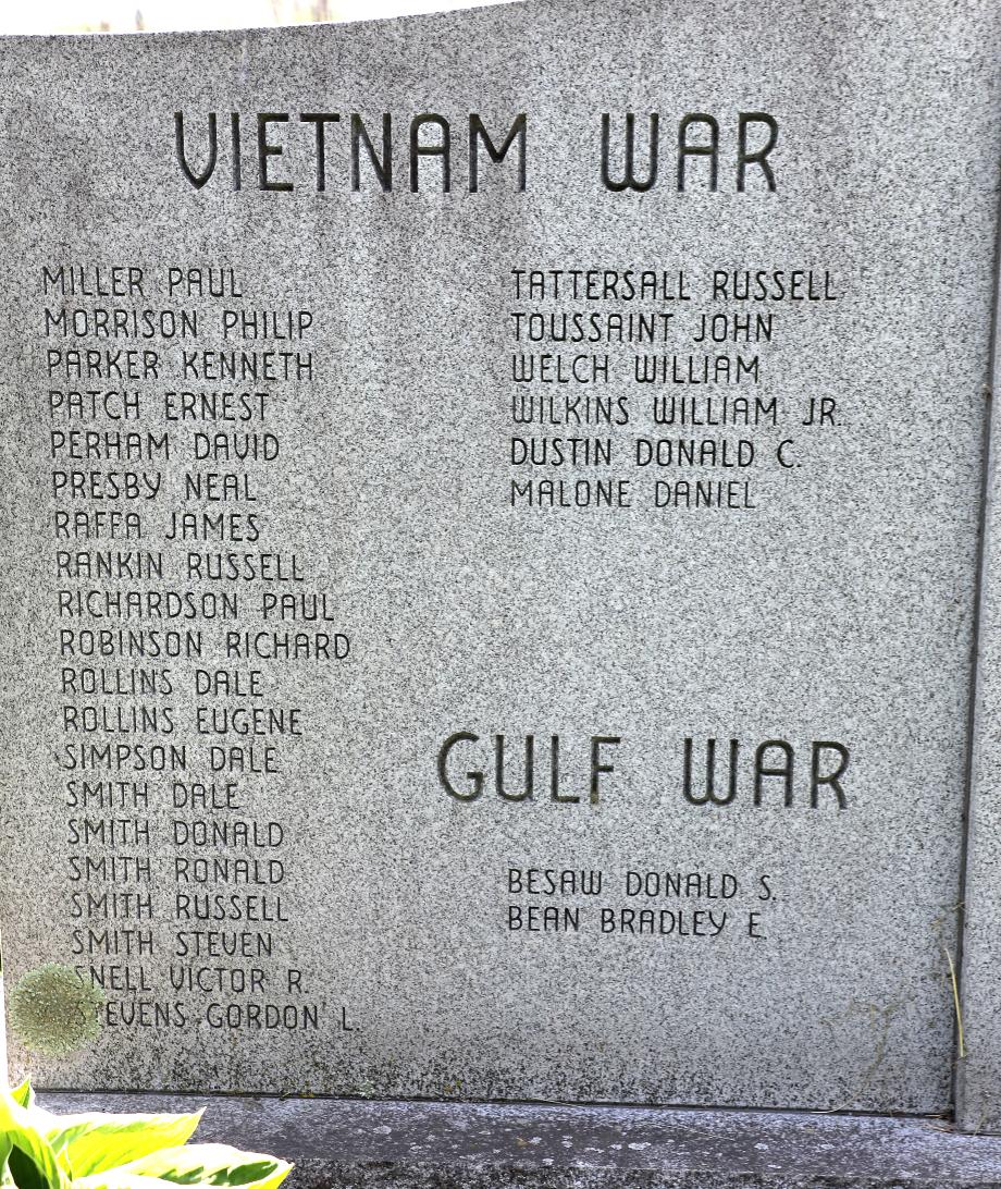 Lisbon New Hampshire Vietnam War Veterans Memorial